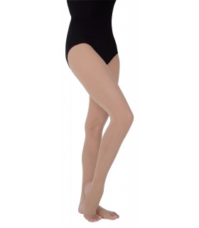 Body Wrappers Strumpfhose mit Ballettloch und offenen Fusszehen, ohne Verse Damen (A37)