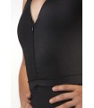 Body Wrappers Tank Lace Back Justaucorps avec Front Zipper (P1080)