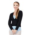 Capezio Ribbed Knit Wrap Sweater (11381W)